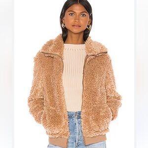 BB Dakota Sherpa Teddy Bomber Jacket size M